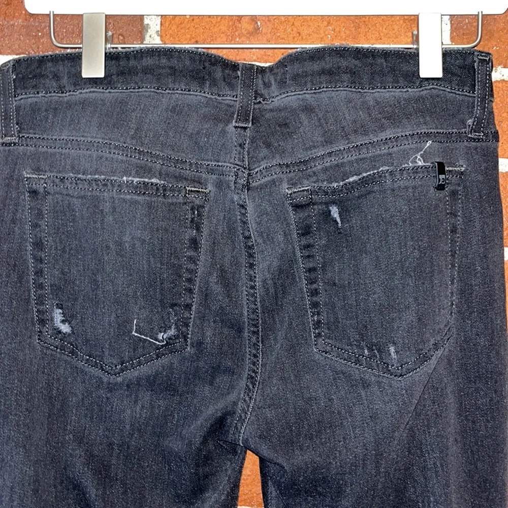 Joe’s Jeans Distressed Stretch Skinny Black, Size 29 - Picture 7 of 10